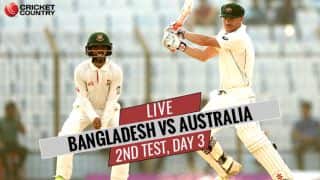 Live Cricket Score, Bangladesh vs Australia, 2nd Test Day 3: Match start delayed